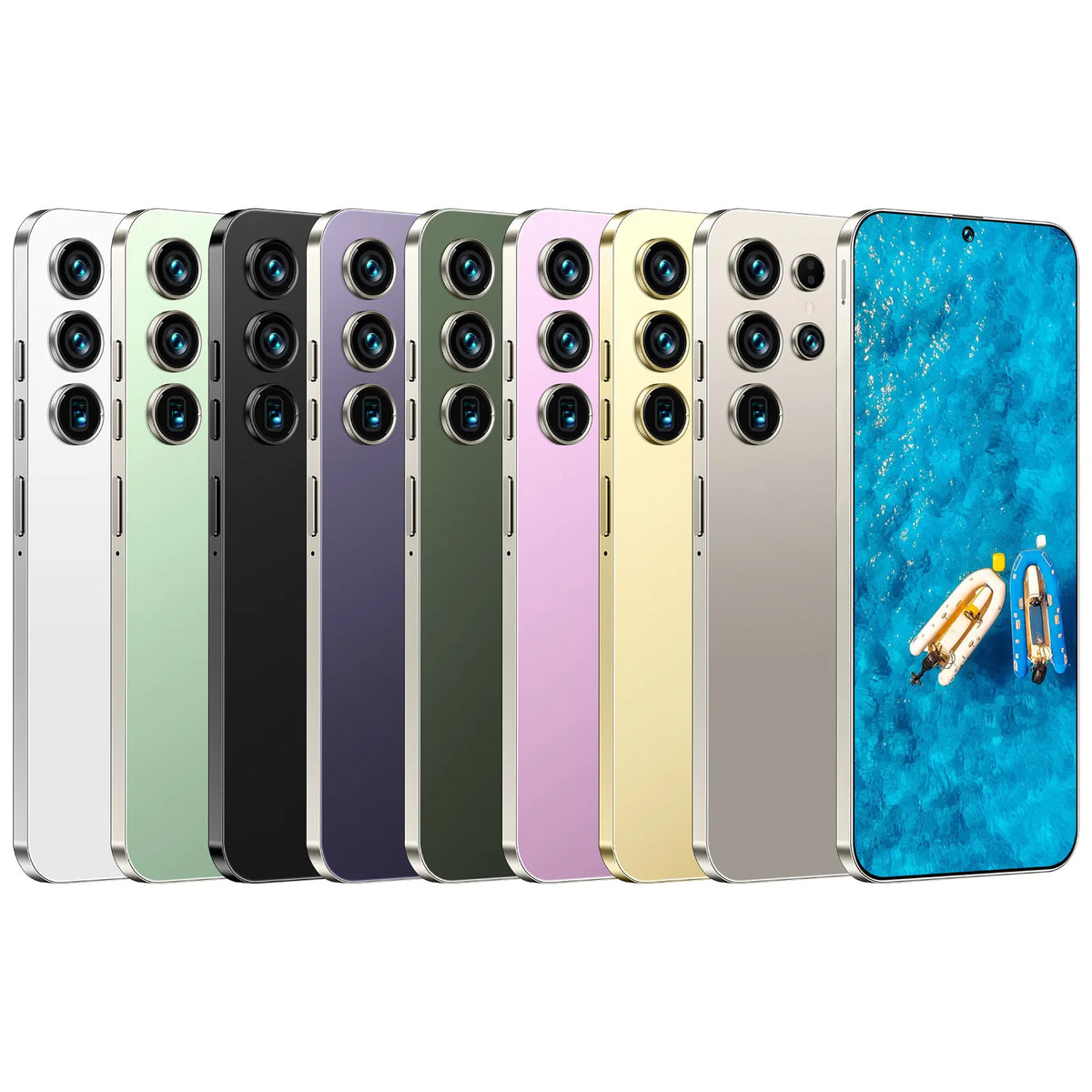 S26 ULTRA 5G Smart Deca Core Mobile Phone 108MP Rear Camera 7.3 Inch HD OLED 90Hz Screen MTK Processor LTE Dual Sim 16GB RAM 1TB